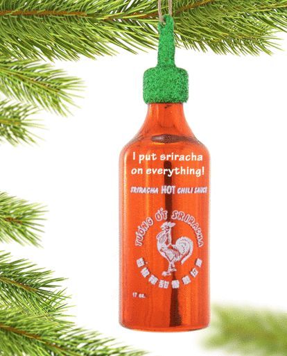Sriracha Ornament