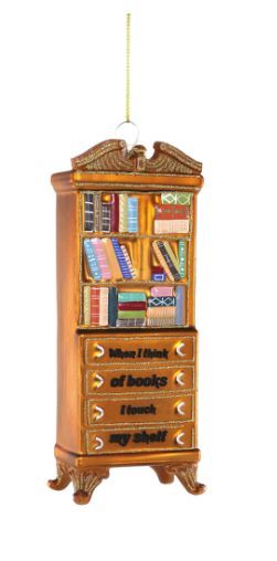 When I Think of Books Ornament