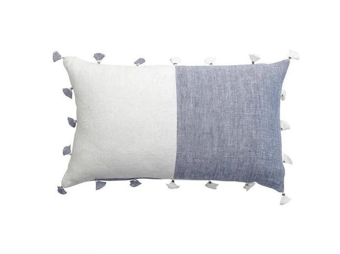 Blue Tassels So Soft Pillow