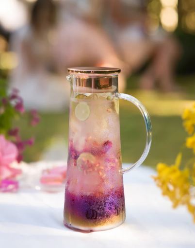 Charlie Iridescent Glass Carafe