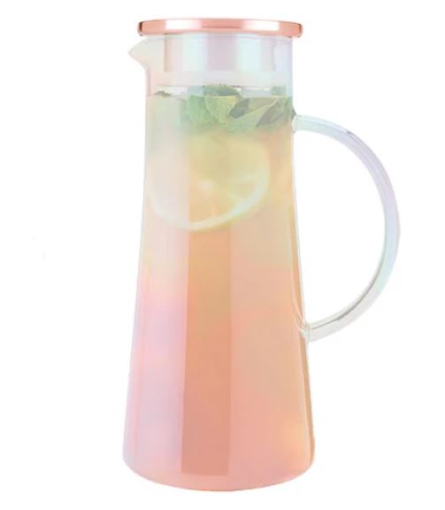 Charlie Iridescent Glass Carafe