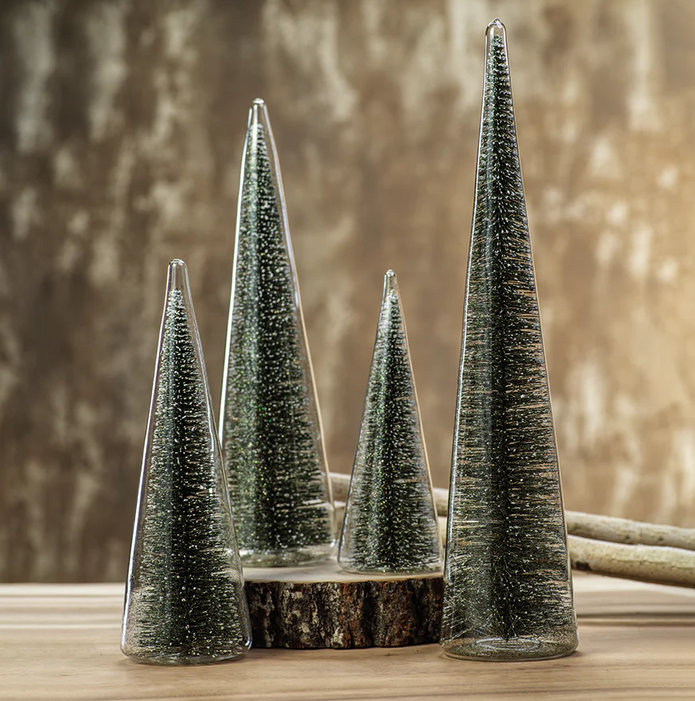 Clear Glass Decorative Tree – 11.5