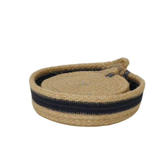 Table Basket & Coasters - Set/6