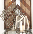 Silver Coral Fan Sculpture
