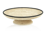 Martigues Coiled Abaca Footed Bowl - Large