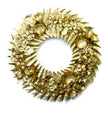 Les Fluers Wreath – Gold