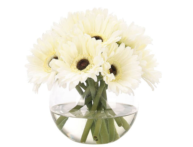 Daisy Gerbera Faux 8"