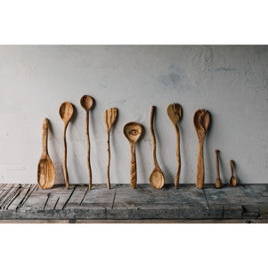 Olive Wood Salad Server Set