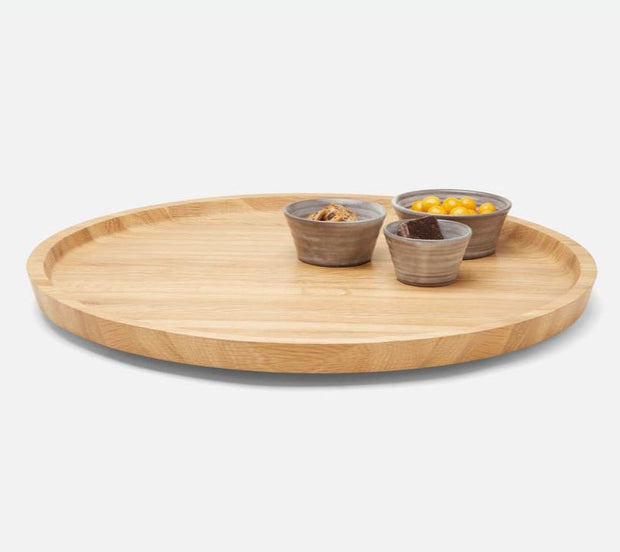 David Natural Oak Wood 24"D