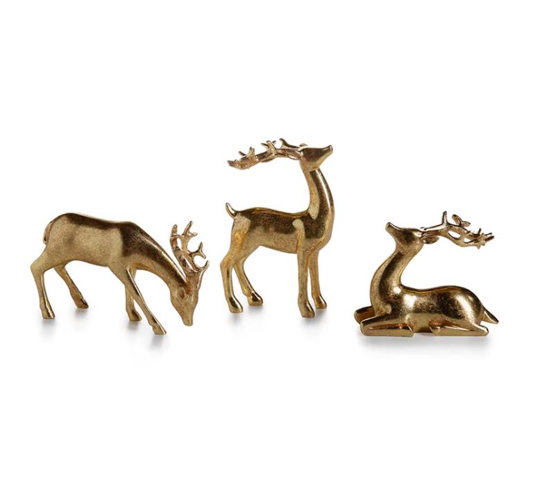 Decorative Gold Reindeer