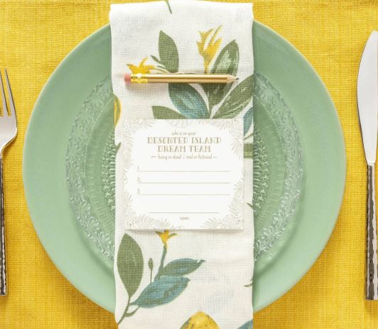 Deserted Island Place Card