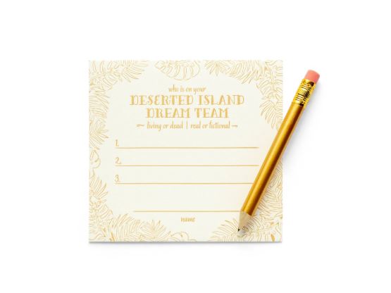 Deserted Island Place Card