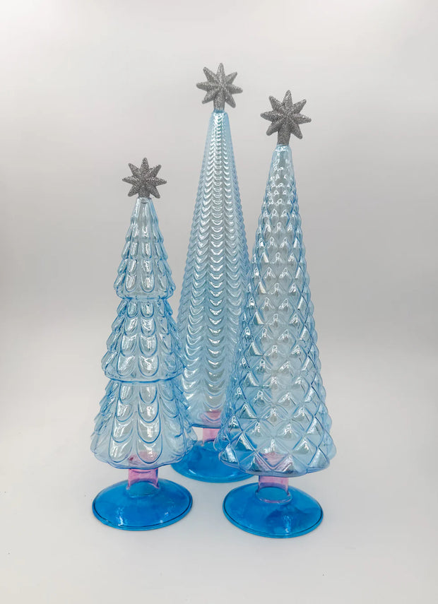 Translucent Conifer Tree - Blue