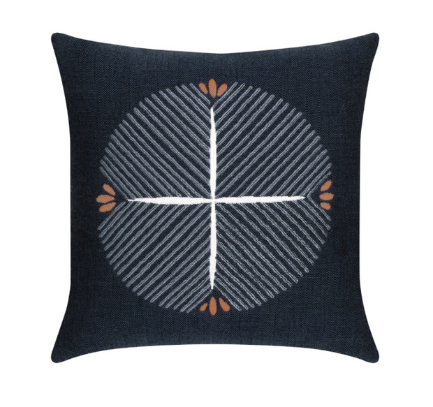 Direction Indigo Pillow