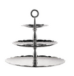 Dressed 3 Dish Stand-Stainless