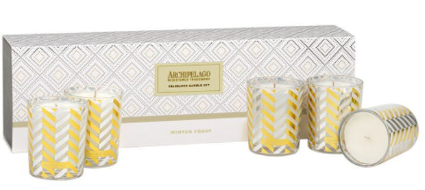 Winter Frost 5 Piece Votive Set