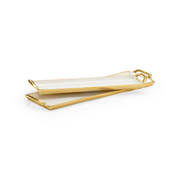 White Enamel Tray