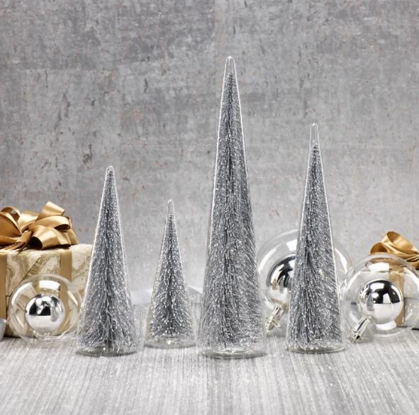 Clear Glass Decorative Tree – XL