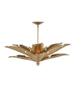 Tropical Gold Semi-Flush Mount
