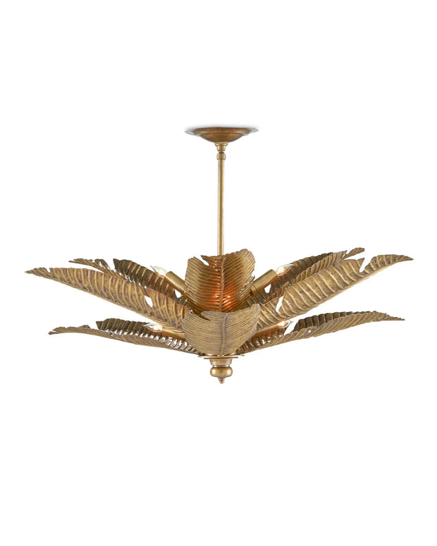 Tropical Gold Semi-Flush Mount