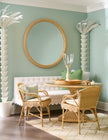 Dunmore Round Wicker Mirror