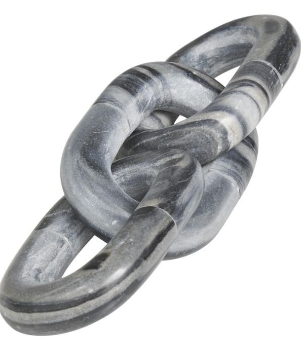 Grey 3 Chain Link Sculpture