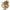 Gold Puffer Fish Sculpture