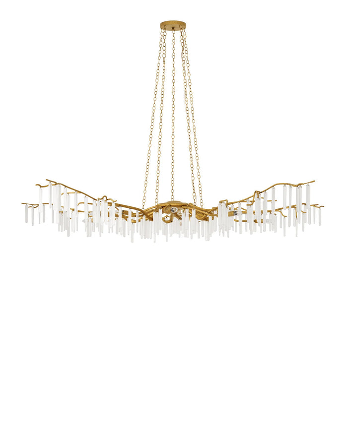Forest Light Gold Chandelier