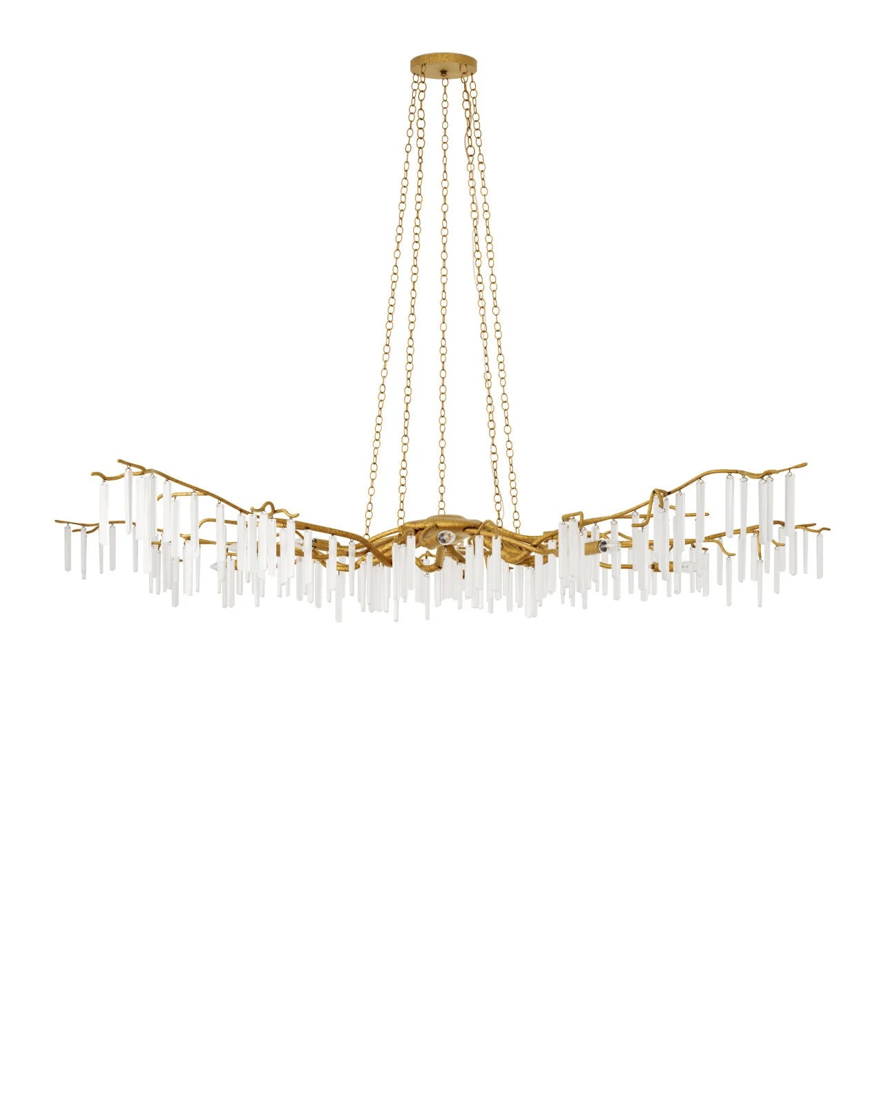 Forest Light Gold Chandelier