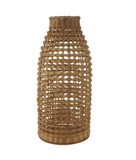 Woven Rattan Vase