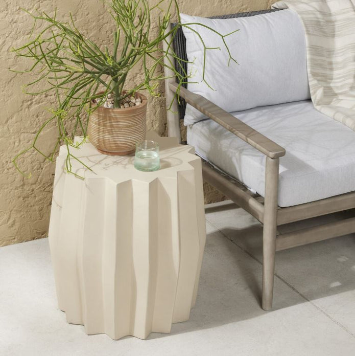 Gem Outdoor End Stool