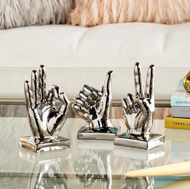 Porcelain Hands Sculpture