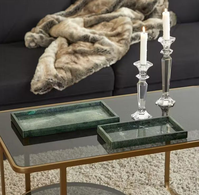 Green Marble Tray