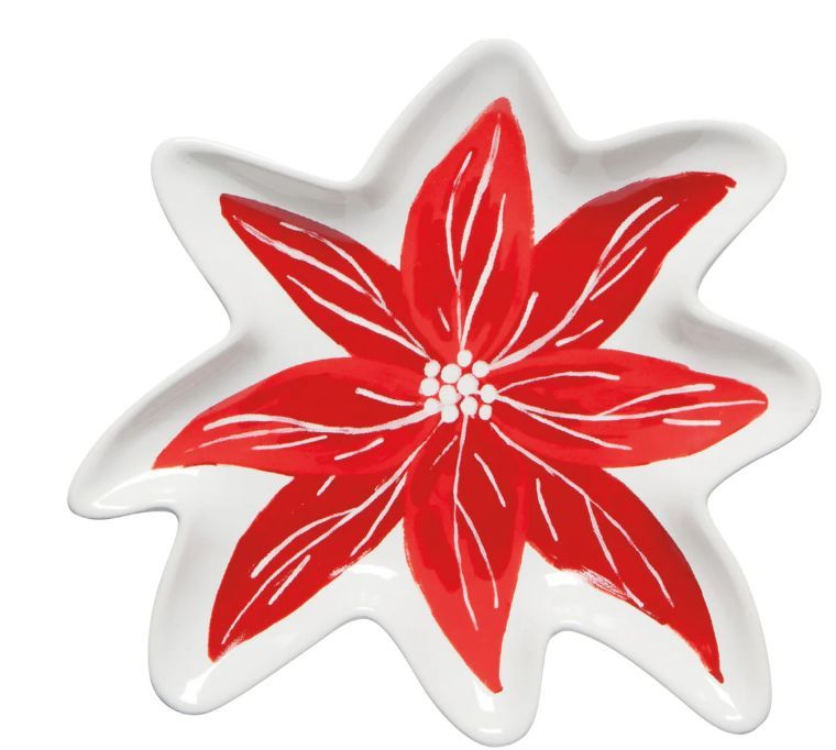 Poinsettia Dish
