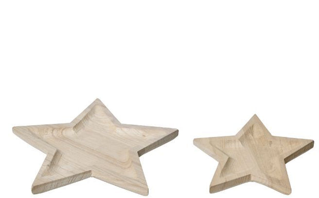 Wood Star Tray