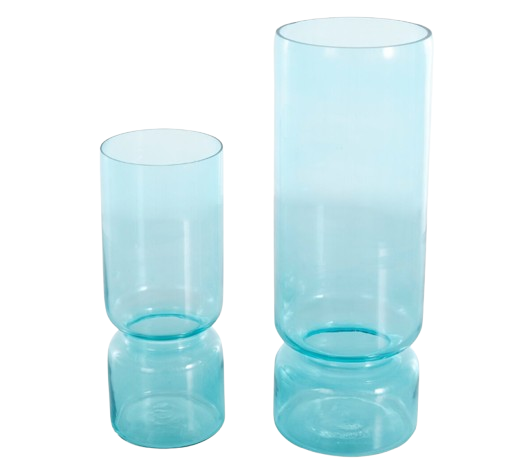 Modern Blue Glass Vase