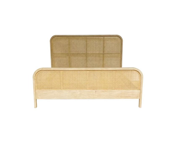 Joelle Queen Bed - Natural