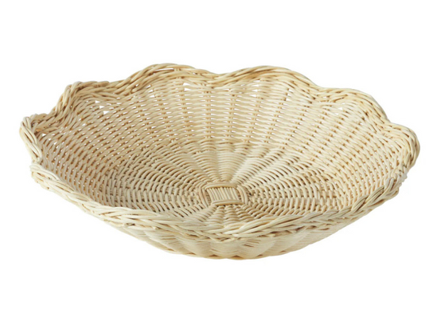 Wavy Wicker Tray