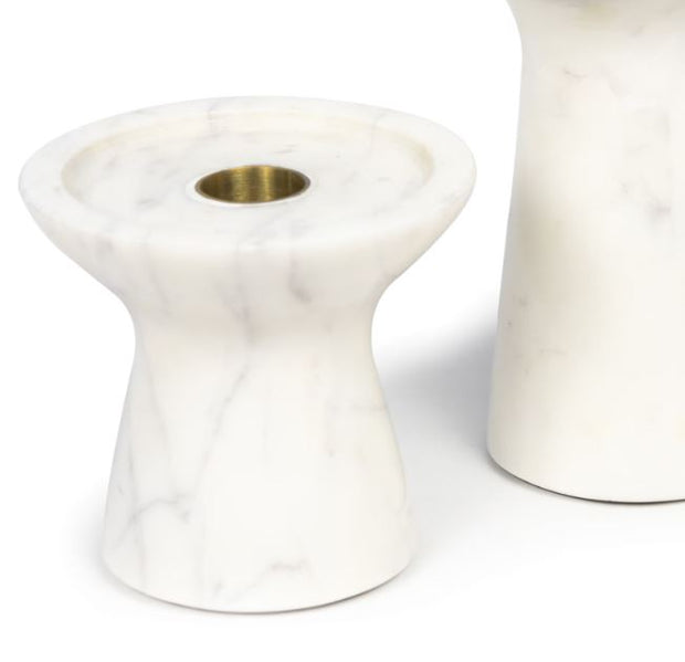 Klein Marble Candlestick Holder - Small