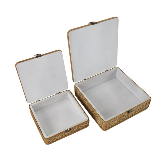 Woven Rattan Decorative Box