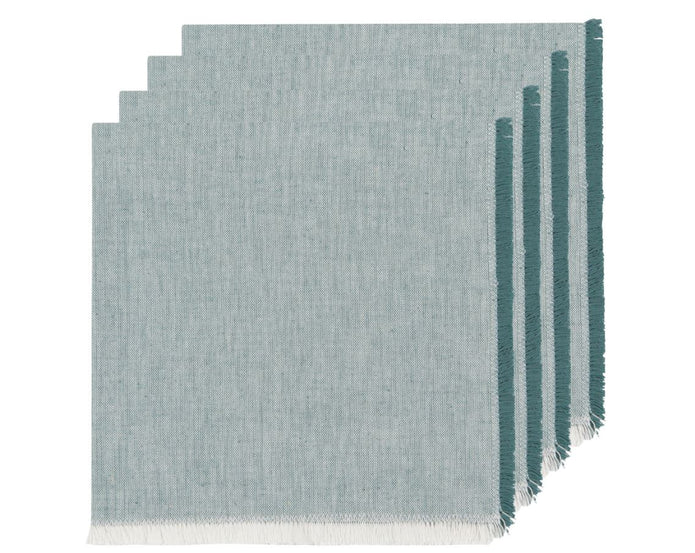 Lagoon Chambray Napkins - Set of 4