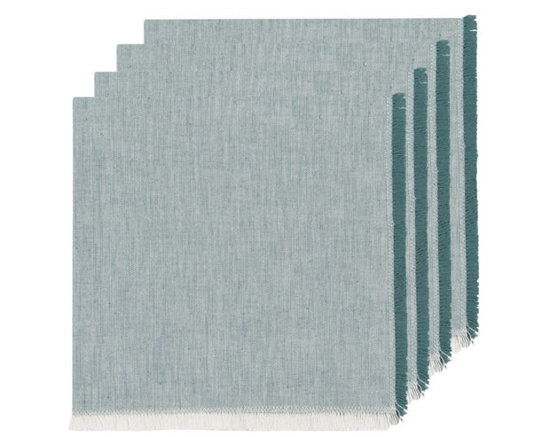 Lagoon Chambray Napkins - Set of 4
