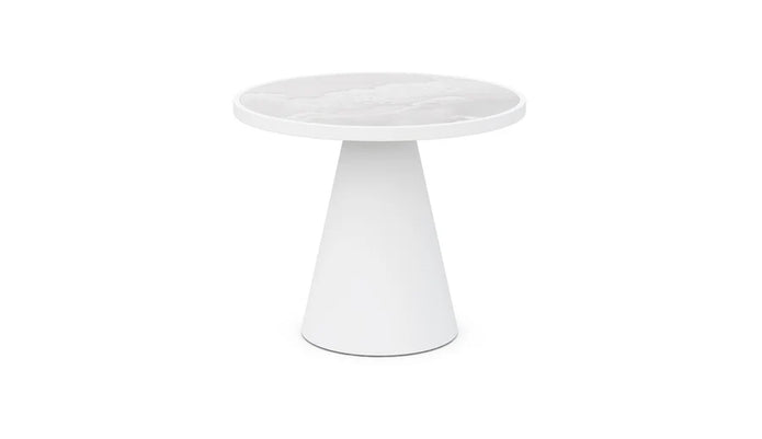 Leon Dining Table White – Helena Dekton Top