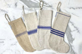 Holiday Stocking – Blue Stripe