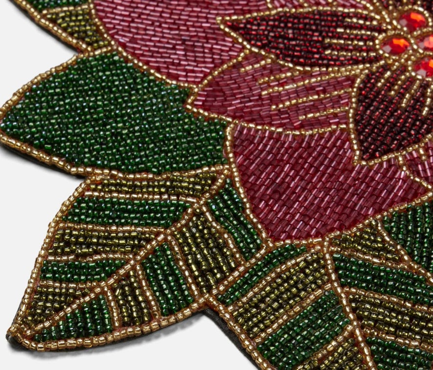 Marissa Poinsettia Table Runner