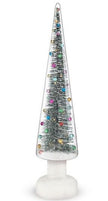 Snowy Wonderland Glass Tree – Large