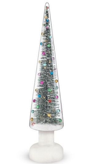 Snowy Wonderland Glass Tree – Large