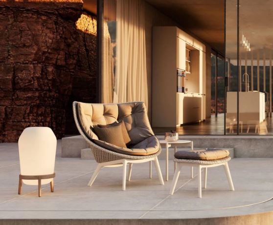 Dedon MBRACE ALU  Wing Chair