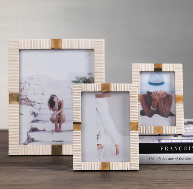Maha Bone with Brass Photo Frame 4 x 6