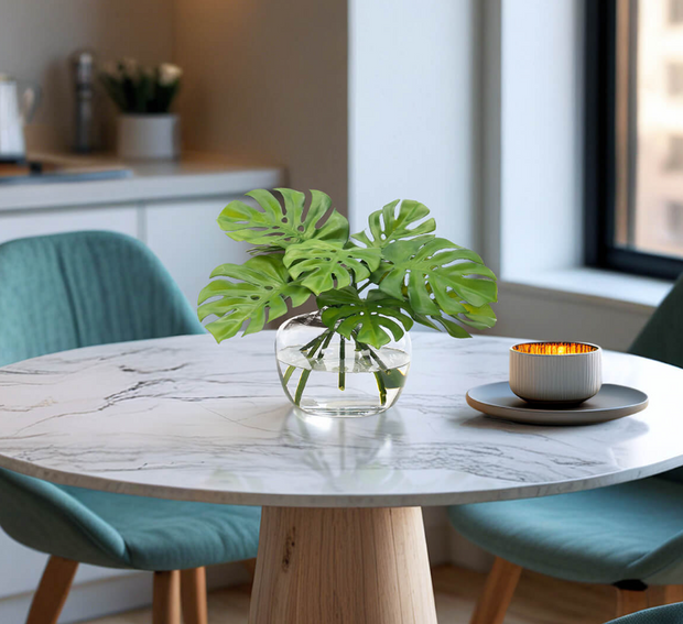 Monstera Leaf Faux Watergarden